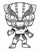 Funko Pop Marvel Coloring Pages Panther Colorear Para Dibujos Avengers Dibujo Kids Template sketch template