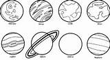 Planets Planeten Ausmalbilder Planetas Neptune Pianeti Mercury Drucken Freeuse Malvorlagen Kindpng Pluspng Stück sketch template