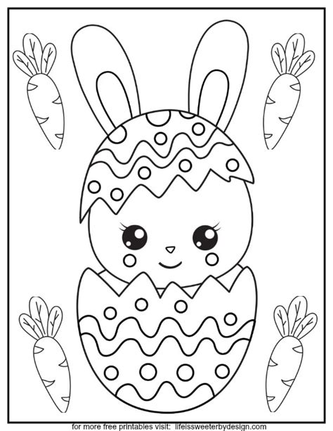 easter color pages life  sweeter  design