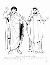 Byzantine Fashions sketch template