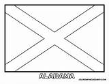 Coloring Alabama State Pages Flag Symbols Flags Color Clipart Library Choose Board Kids Comments sketch template