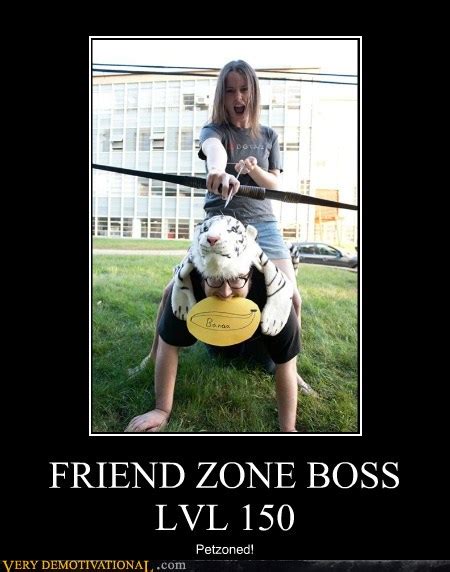 Friend Zone Boss Lvl 150 Very Demotivational Demotivational Posters