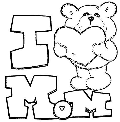 love  mom coloring pages printable iforgotmyprivacylock