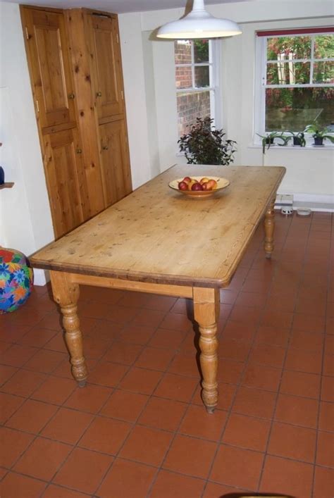 pine kitchen dining table ft  ft  inches height dining table