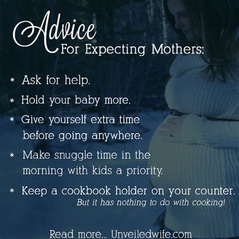 advice for expecting mother s
