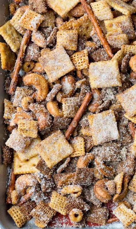 Cinnamon Sugar Sweet And Salty Chex Mix Recipe Sweet
