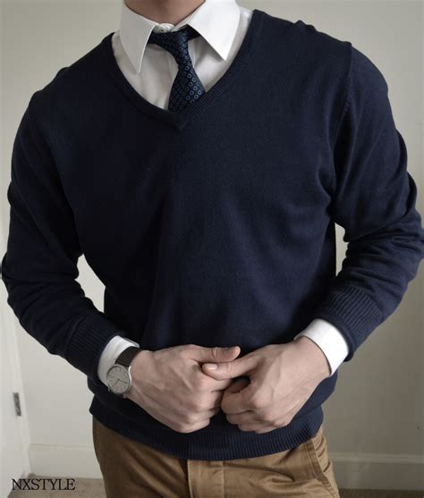 shirt tie  sweater  cardigan  buttons