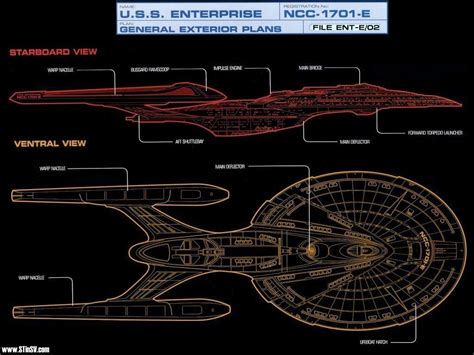schematic   uss enterprise  star trek art star trek star trek ships