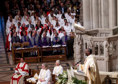 Episcopal Church’s First Black Leader A Gay Marriage Backer Focuses