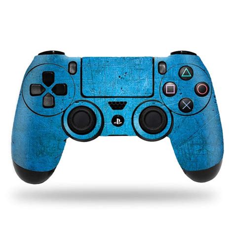 sony ps controller skin blue concrete ps controller skin