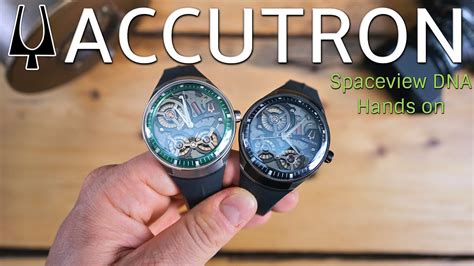 accutron dna electrostatic movement green  black hands  review