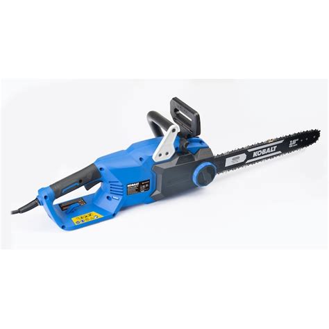 Kobalt A011038 18 In Corded Electric 15 Amp Chainsaw In The Chainsaws