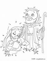 Unir Sagrada Dot Nativity Dots Sainte Famille Hellokids Verbinden Punkte Ligar Nacimiento Heilige Gratuitos Pontos Cuento Familias Unidas Biblia Hoja sketch template