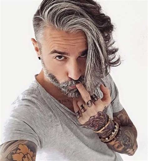 Grey Hair Color On Coolest Guys On Planet The Best Mens