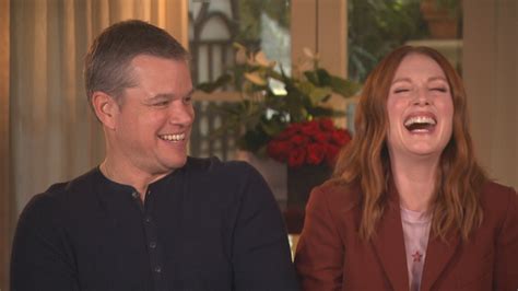 matt damon says he roughed himself up during sex scene with julianne moore exclusive