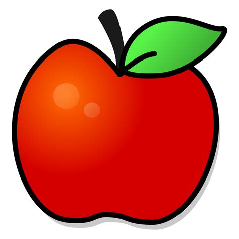 apple stencil clipart   cliparts  images  clipground