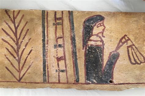 ancient egyptian sarcophagus piece
