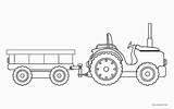 Tractor Pages Coloring Color Kids Printable sketch template