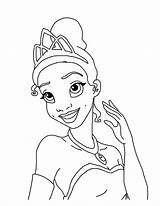 Coloring Pages Tiana Princess Disney Frog Drawing Print Printable Kids Beautiful Color Sheet Drawings Colors Painting Dadaism Book Girl Bestcoloringpagesforkids sketch template