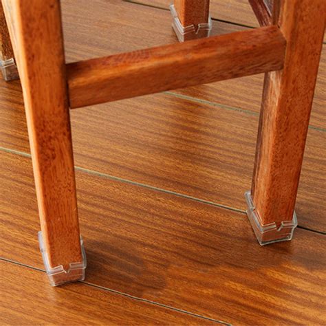 wood floor protectors set chair leg feet felt pads square
