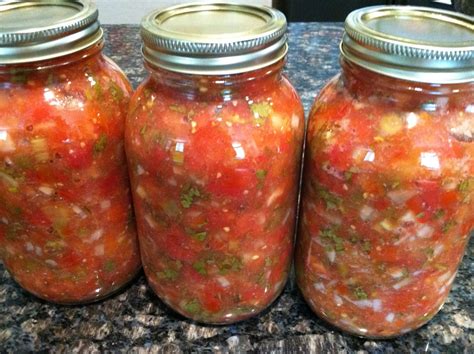 seeshellspace homemade salsa canned