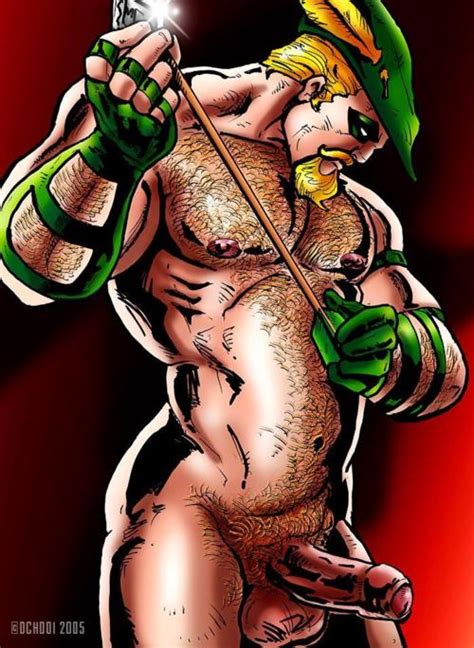 Green Arrow Erotic Pose Gay Superhero Sex Pics
