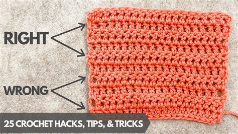 crochet hacks  beginners video tutorial