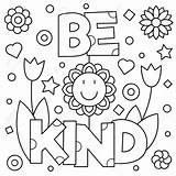 Coloring Pages Kind Inspirational Kindness Colouring Kids Sheets Printable Choose Mental Health Week Vector Awareness Print 30seconds Color Theme Printables sketch template