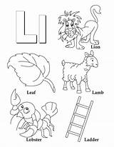 Letter Worksheets Printable Coloring Preschoolers Pages Activities Alphabet sketch template