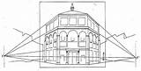 Perspectiva Brunelleschi Filippo Lineal Edificios Fuga Perspectivas Domestica Edificio Curiosos Siglos Arquitectos Procedimiento sketch template