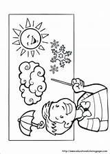 Coloring Weather Pages Sunny Getcolorings Getdrawings sketch template