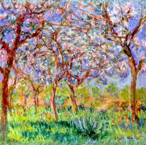 Printemps A Giverny Art Print By Claude Monet King And Mcgaw