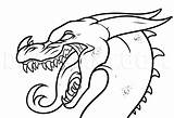 Dragon Drawing Dragoart Tutorial Step Line sketch template