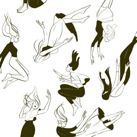 floating poses drawing reference  sketches  artists
