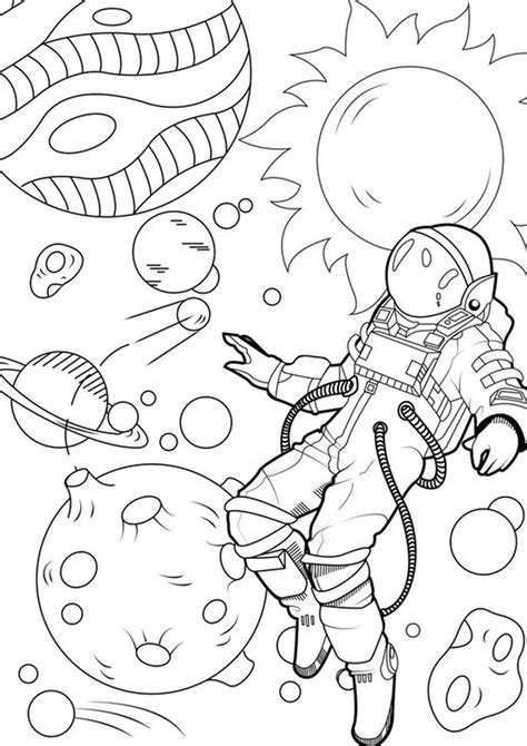 easy  print space coloring pages moon coloring pages space