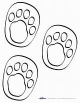 Printable Footprints Footprint Coloring Print Dinosaur Foot Pages Pooh Winnie Clipart Clip Animal Feet Prints Cliparts Printables Drawing Clipartmag Getcolorings sketch template