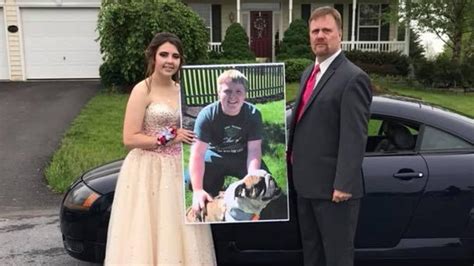 dad takes late son s girlfriend to prom after teen dies in car crash