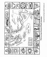 Coloring Pages Paul Bible Testament Journey Map Missionary Journeys School Crafts Sunday Pauls Kids Printables Apostles Craft Activities Old Colouring sketch template