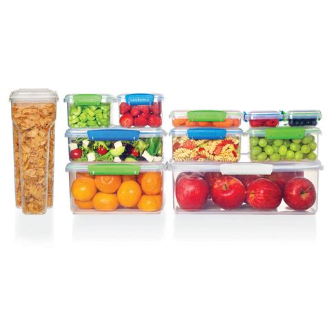 sistema food storage containers  piece set  lids costco uk