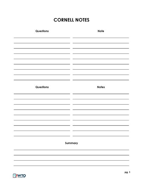 note  printables printable templates