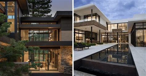 40 Modern House Designs With Elegant Glass Doors And
