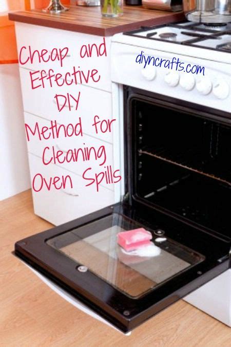 cheap  effective diy method  cleaning oven spills oven cleaning