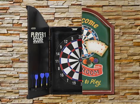 dartboardschrank darts kabinett game room guenstig kaufen