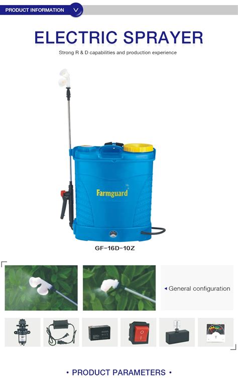 Agricultural Electric Powered Herbicide Garden Sprayer Gf 16d 10z Buy