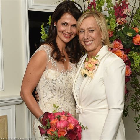 Julia Lemigova Married Martina Navratilova Last Month Daily Mail Online