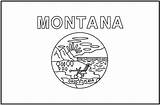 Montana State Flag Coloring Color Pages Drawing Outline Texas Montanakids Getdrawings Activities Template Games Print Sketch Book sketch template