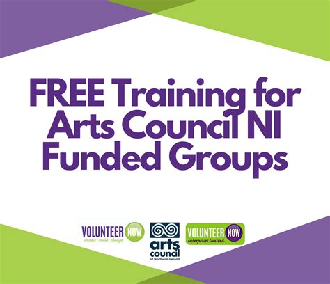 training  arts council ni funded groups volunteer