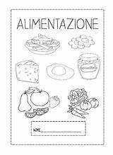 Alimentazione Maestra Schede Infanzia Bacheca sketch template