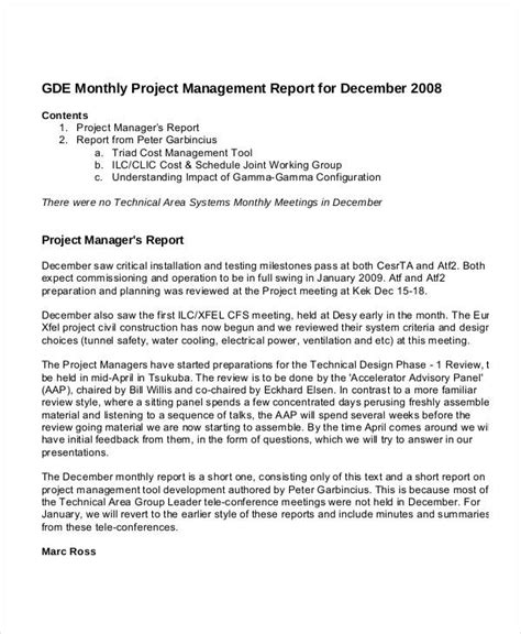 Project Management Final Report Template 3 Templates Example