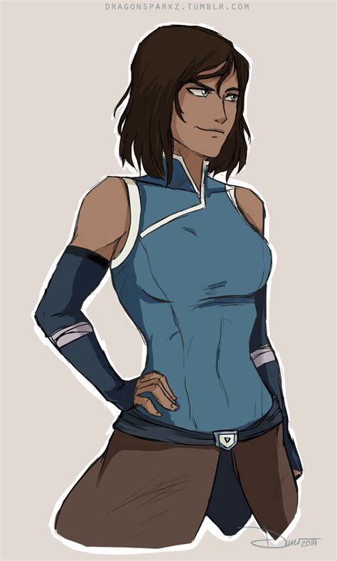 Korra By Dragonsparkz More Short Hair The Legend Of
